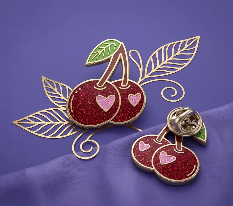 Pin personalizado con diseño artístico